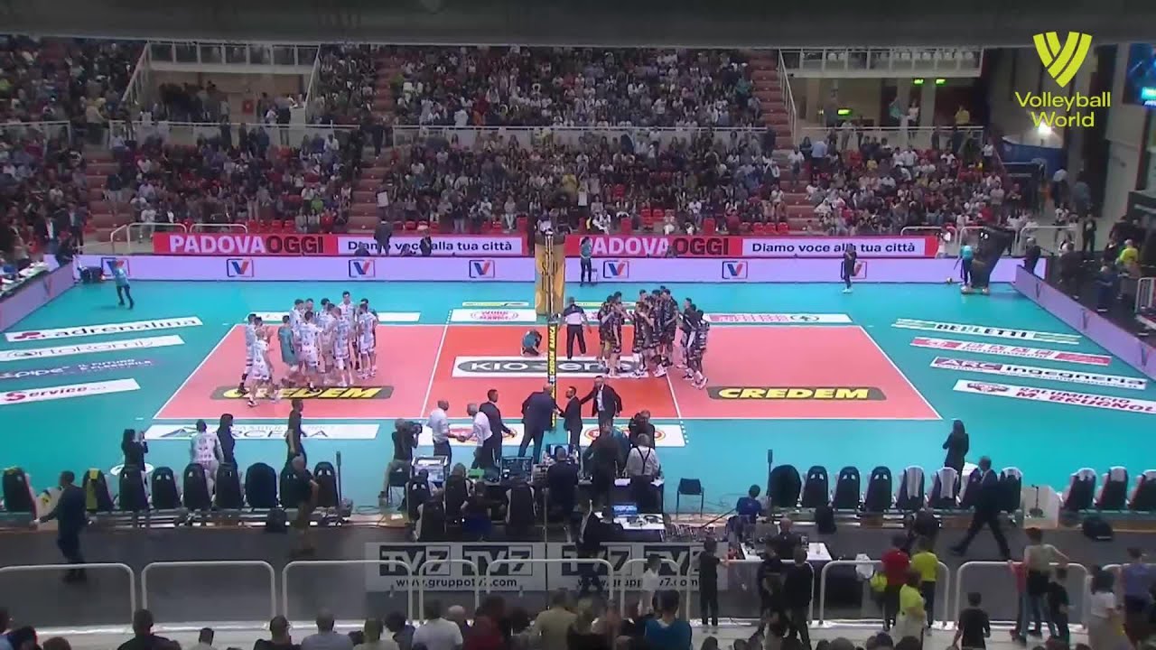 Pallavolo Padova vs. Sir Safety Susa Perugia - FIVB - SuperLega - Match Highlights backdrop