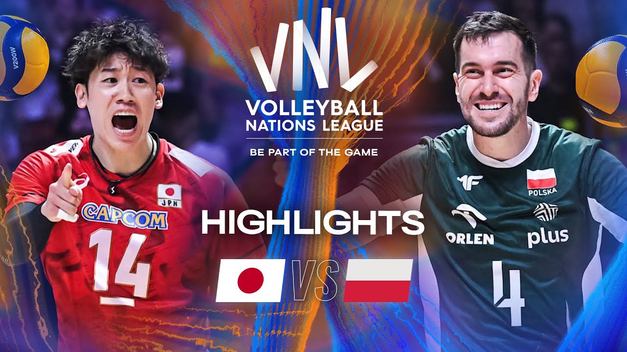 Japan 🇯🇵 vs. Poland 🇵🇱 - Quarter Final | Highlights | Men's VNL 2025