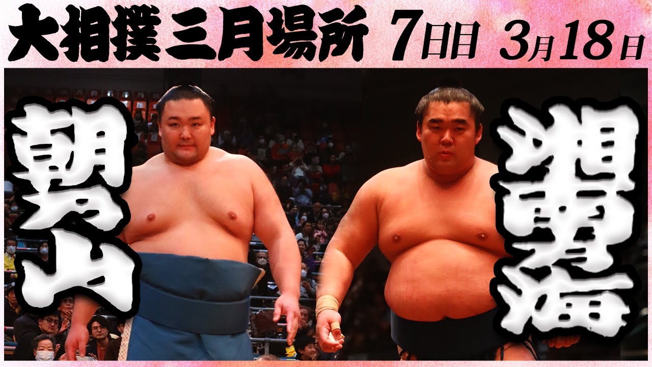 大相撲 朝乃山ー湘南乃海<令和5年三月場所・七日目>SUMO background