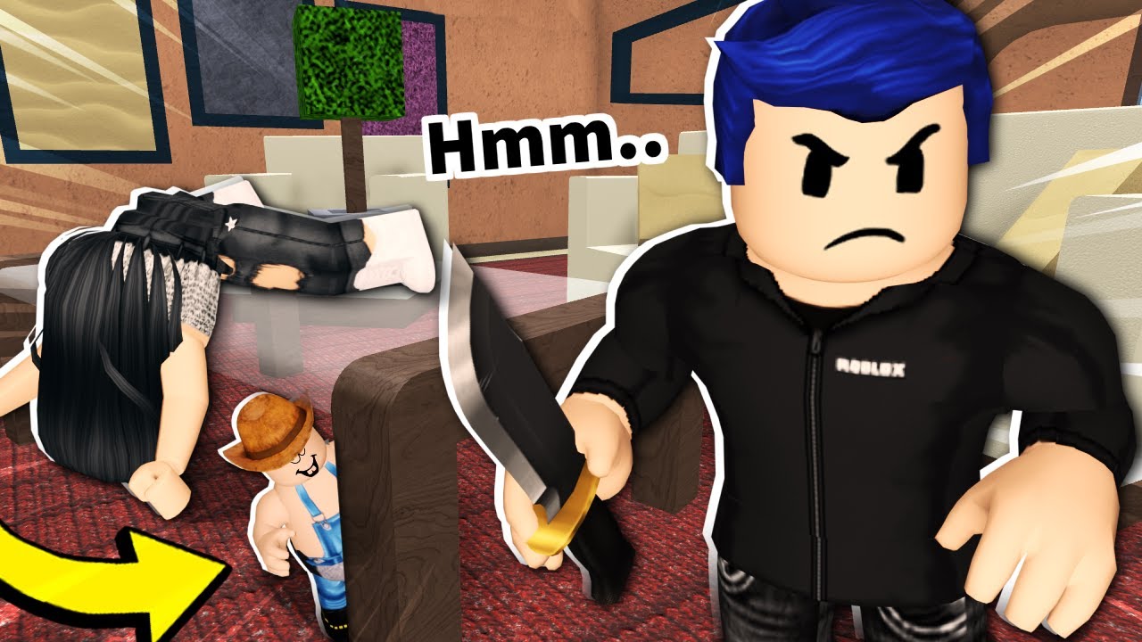I made my Roblox character VERY SMALL to hide from the murderer