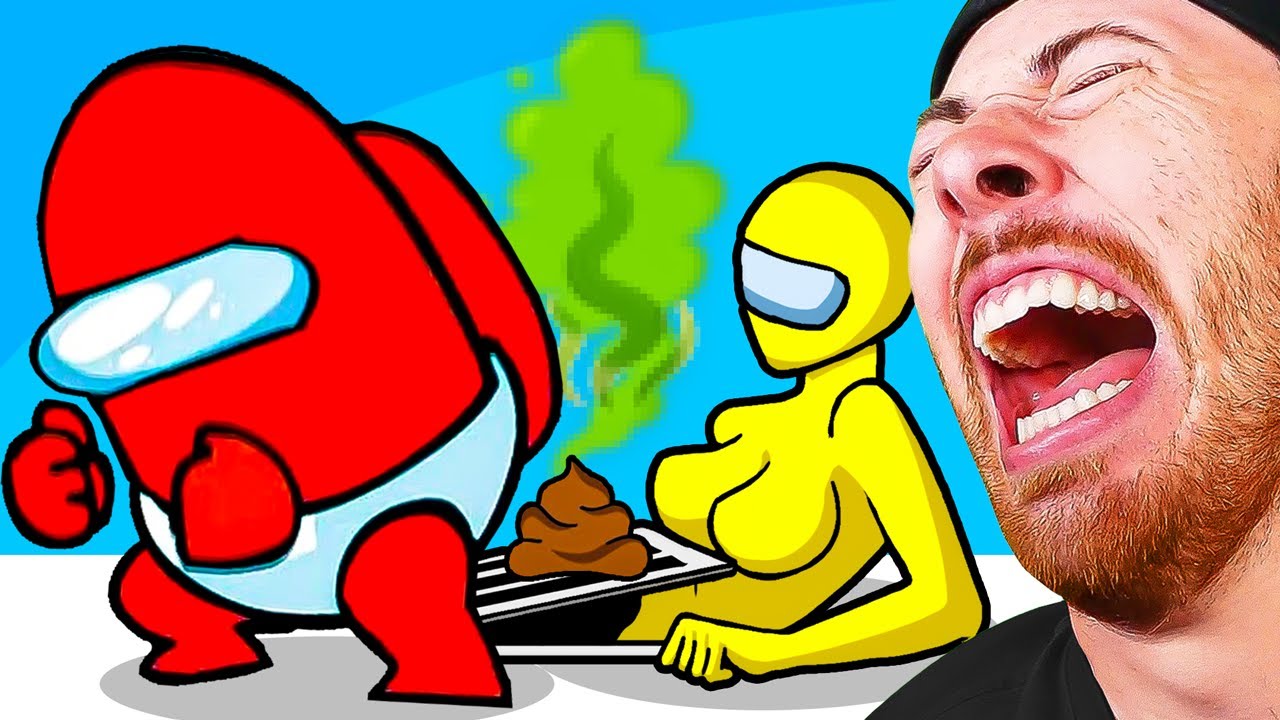 FUNNY ANIMATIONS That will Make you LAUGH (Among Us) background