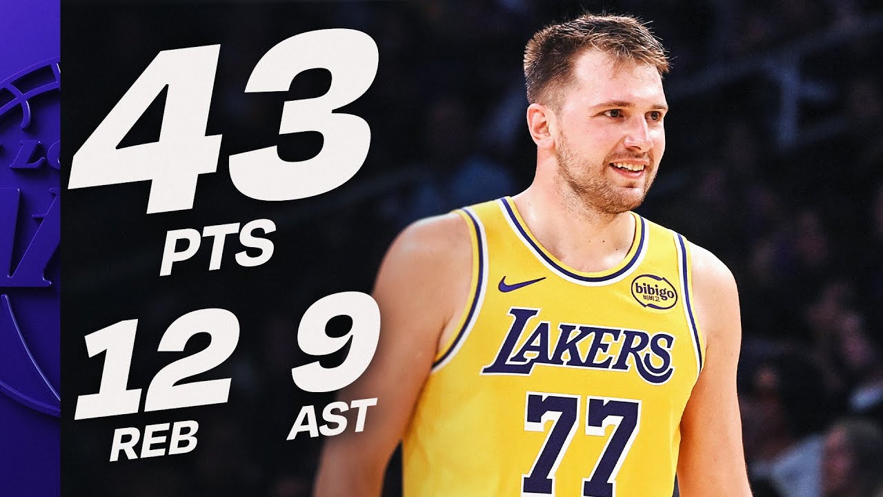 Luka Dončić Was ELECTRIC In Lakers' Opener | October 21, 2025 background