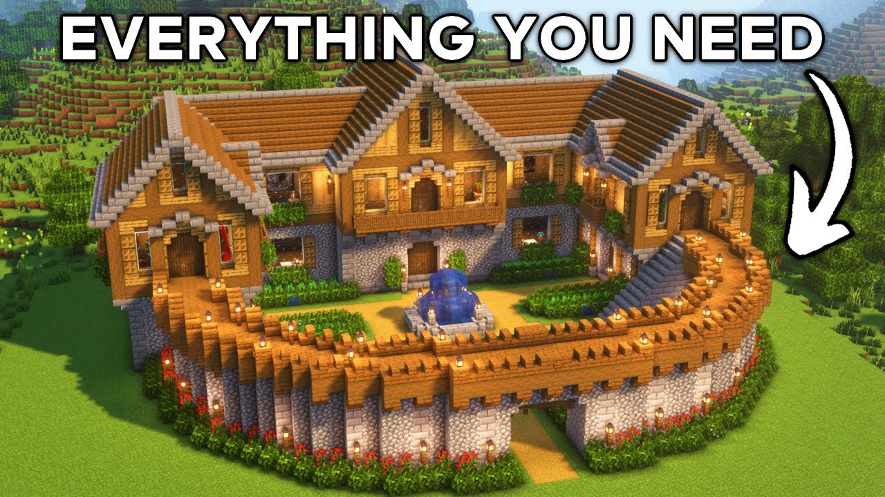 Minecraft: How to Build the Ultimate Survival House | Tutorialš