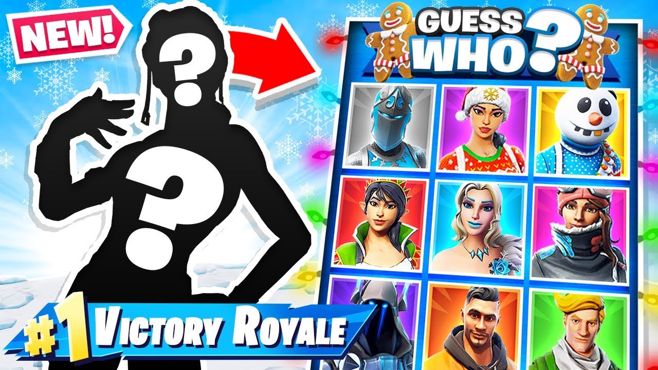 GUESS The SKIN *NEW* GUESS WHO Game Mode in Fortnite Battle Royale
