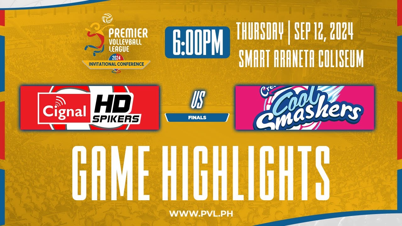 📡CHD vs. 🍦CCS - Highlights | Final | 2024 PVL Invitational Conference backdrop