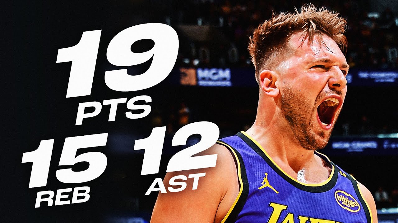 Luka Dončić's 1st TRIPLE-DOUBLE As A Laker! | February 25, 2025 background