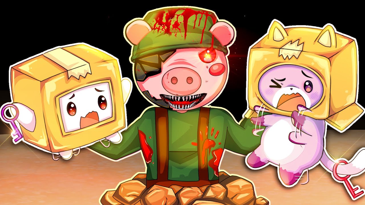 Can We Escape PIGGY'S NEW CHAPTER?! (LANKYBOX FOXY & BOXY!)