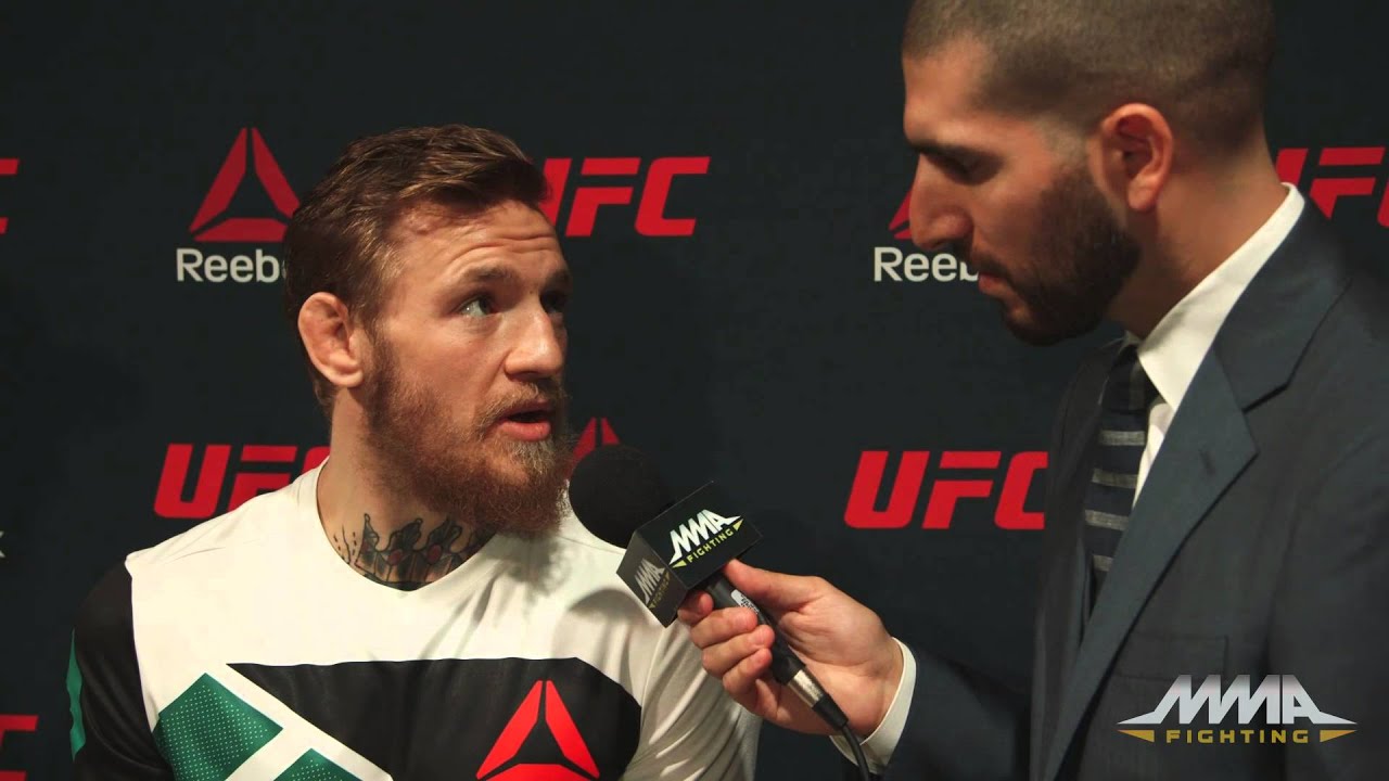 Conor McGregor: 'They Say I'm Just Talk, But Here I Am Walking' background
