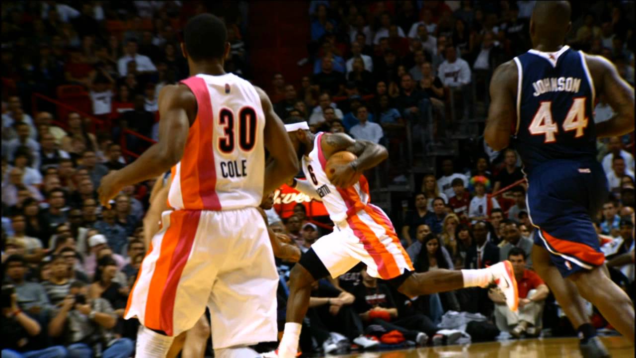 LeBron James Top 10 Plays of the 2012 NBA Season background