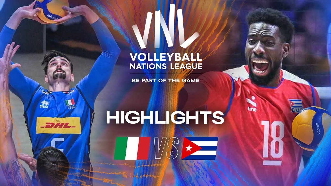 Italy ๐ฎ๐น vs. Cuba ๐จ๐บ - Quarter Final | Highlights | Men's VNL 2025 background