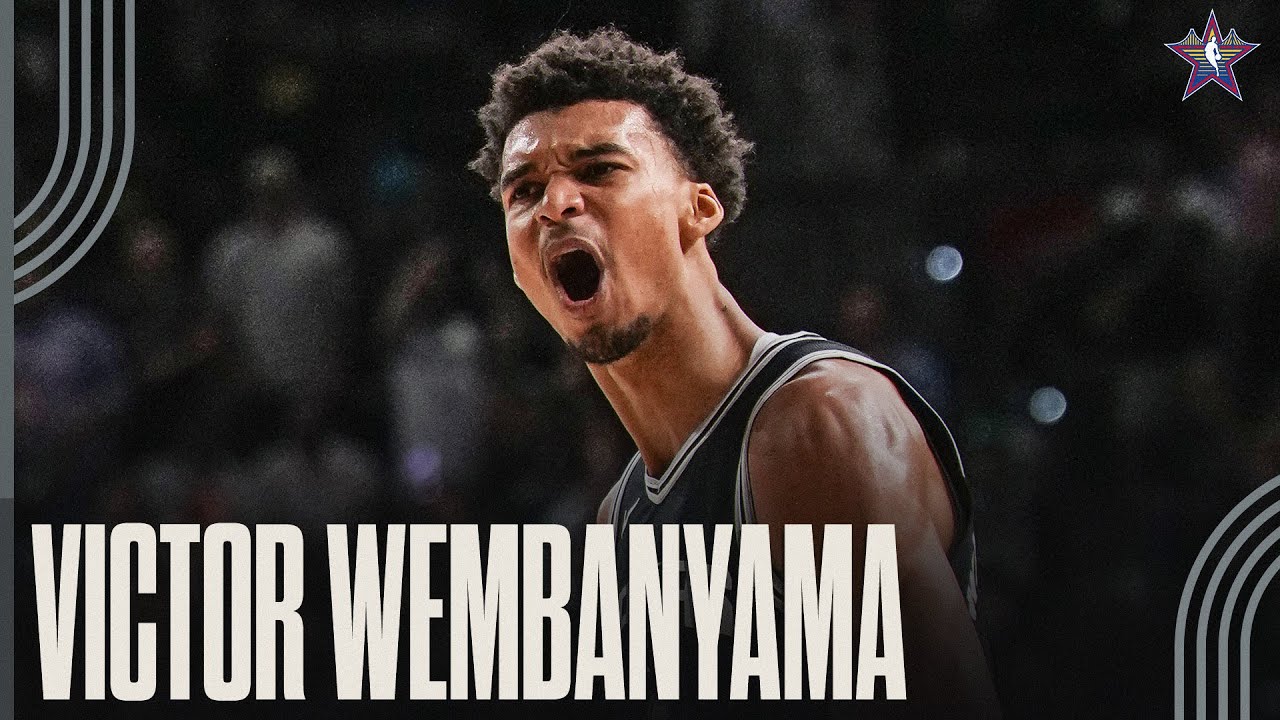 Victor Wembanyama's BEST PLAYS! | 2025 #NBAAllStar | 2024-25 Season background