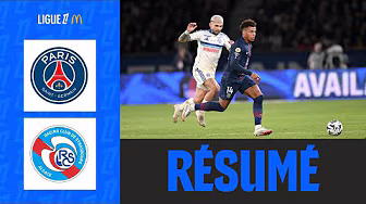 Match nul INCROYABLE entre le PSG et Strasbourg | 8ème journée - Ligue 1 McDonald's backdrop