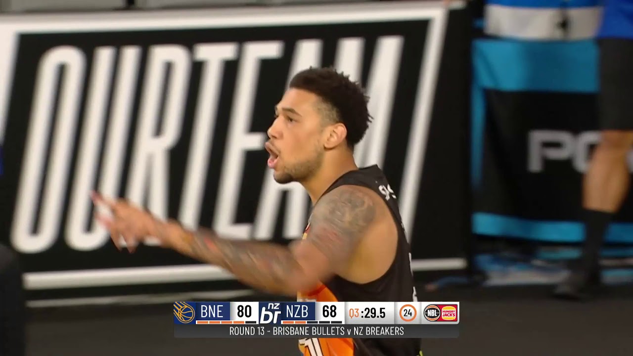 Brisbane Bullets vs. New Zealand Breakers - Game Highlights background