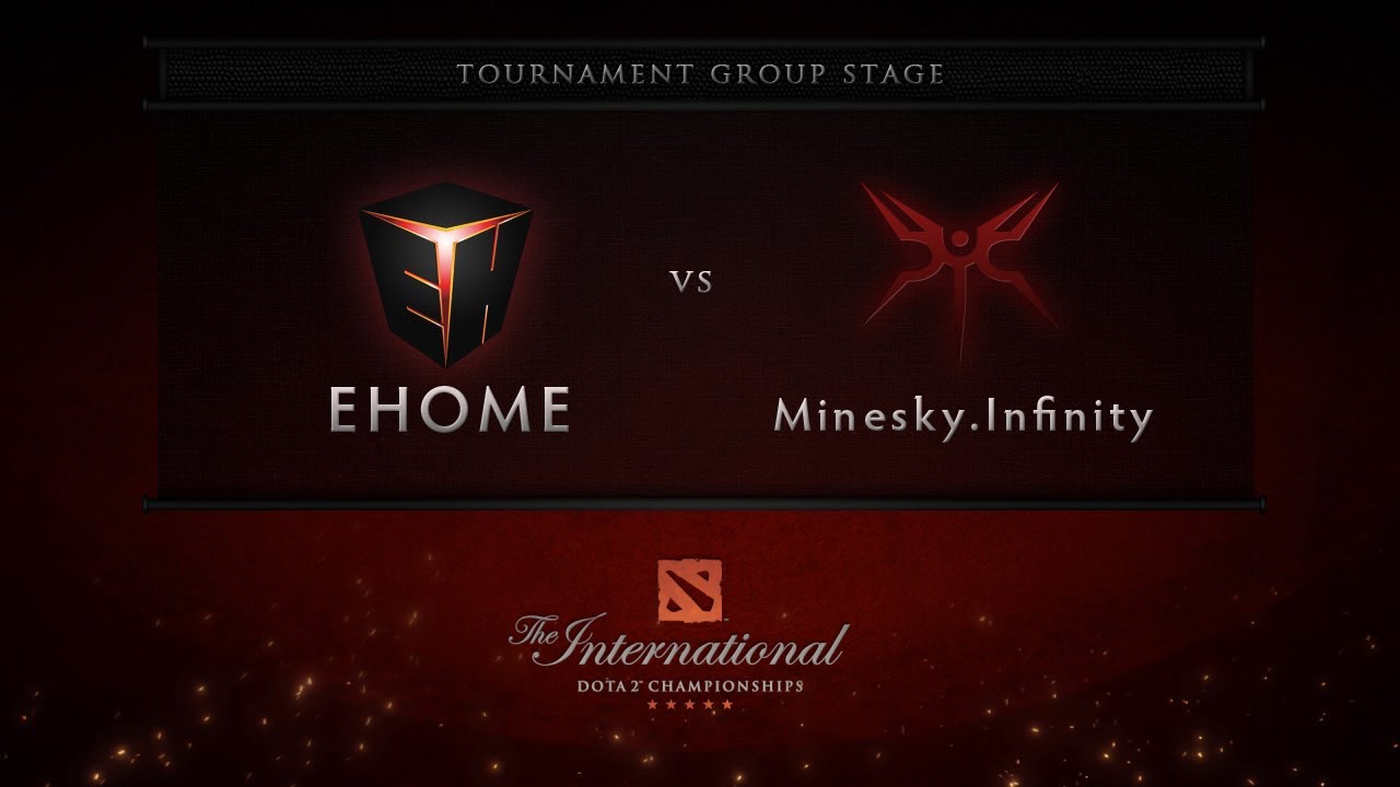 EHOME vs Mineski.Infinity - Group Stage - Dota 2 International background