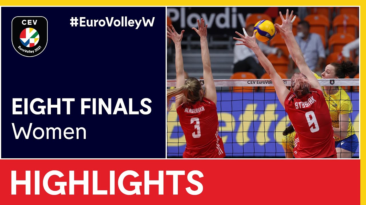 Poland vs. Ukraine Highlights - #EuroVolleyW background