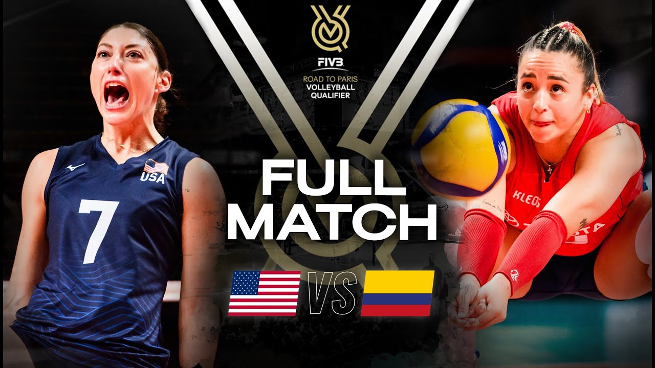 ๐บ๐ธ USA vs ๐จ๐ด COL - Paris 2024 Olympic Qualification Tournament | Full Match - Volleyball