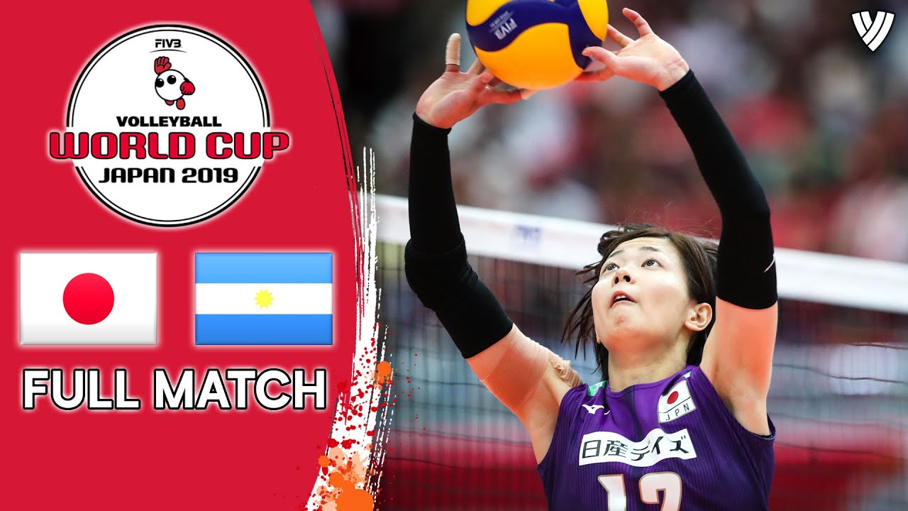 Japan 🆚 Argentina - Full Match | Women’s Volleyball World Cup 2019 backdrop