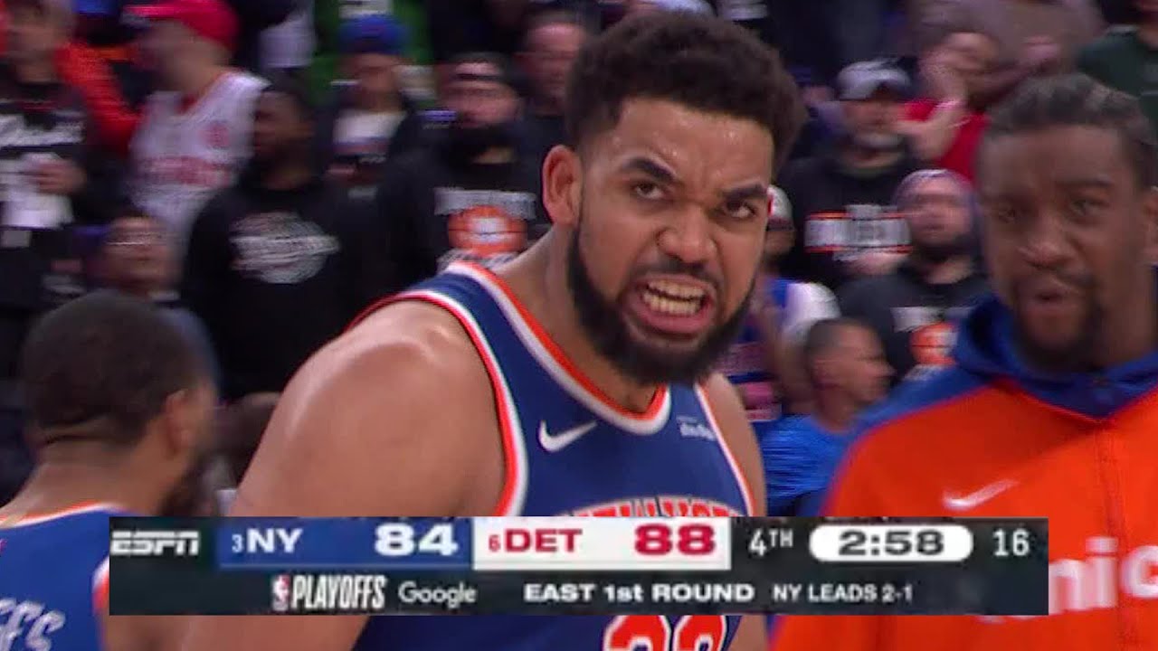 Final 5:14 WILD ENDING Pistons vs Knicks - Game 4 | April 27, 2025 background