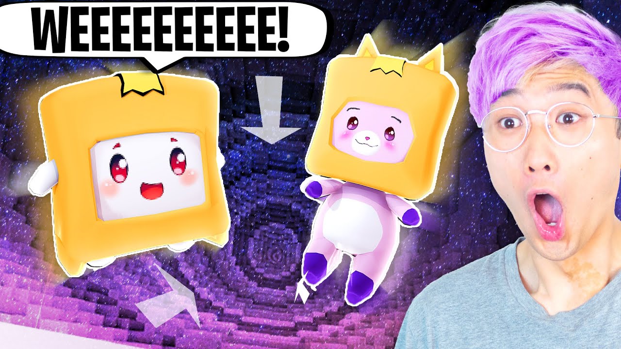 Can FOXY & BOXY Survive An EXTREME MINECRAFT DROPPER! (SUPER FUN!) backdrop