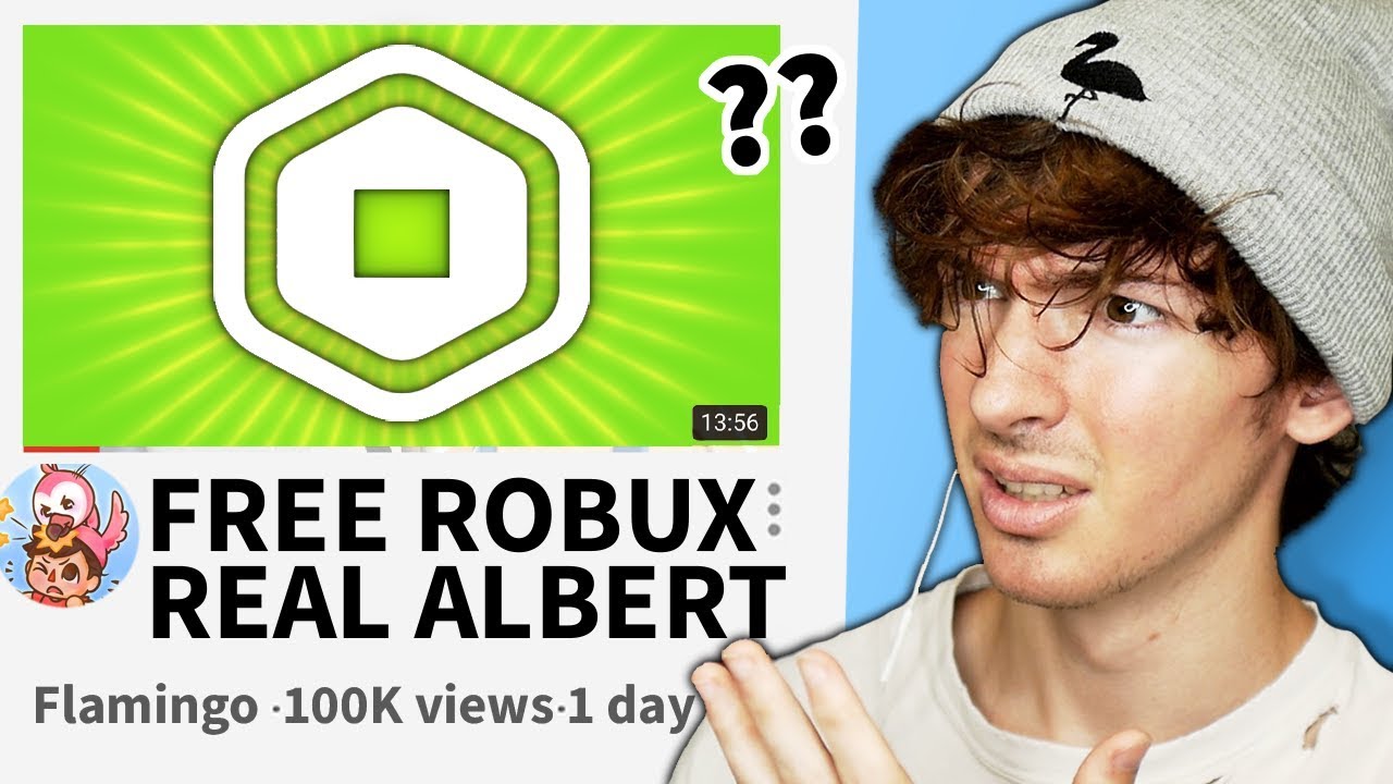 A Roblox youtuber is pretending to be ME to scam people... background