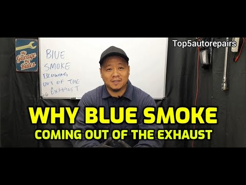 Blue Smoke From Tailpipe and Exhaust | On Start Up and When Accelerating Idling and in the Morning background