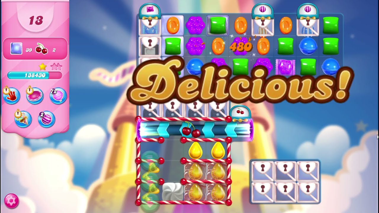 Candy Crush Saga Upper Kingdom | Star Tournament | Level #003 - FULL Boosters | Magnífico! background
