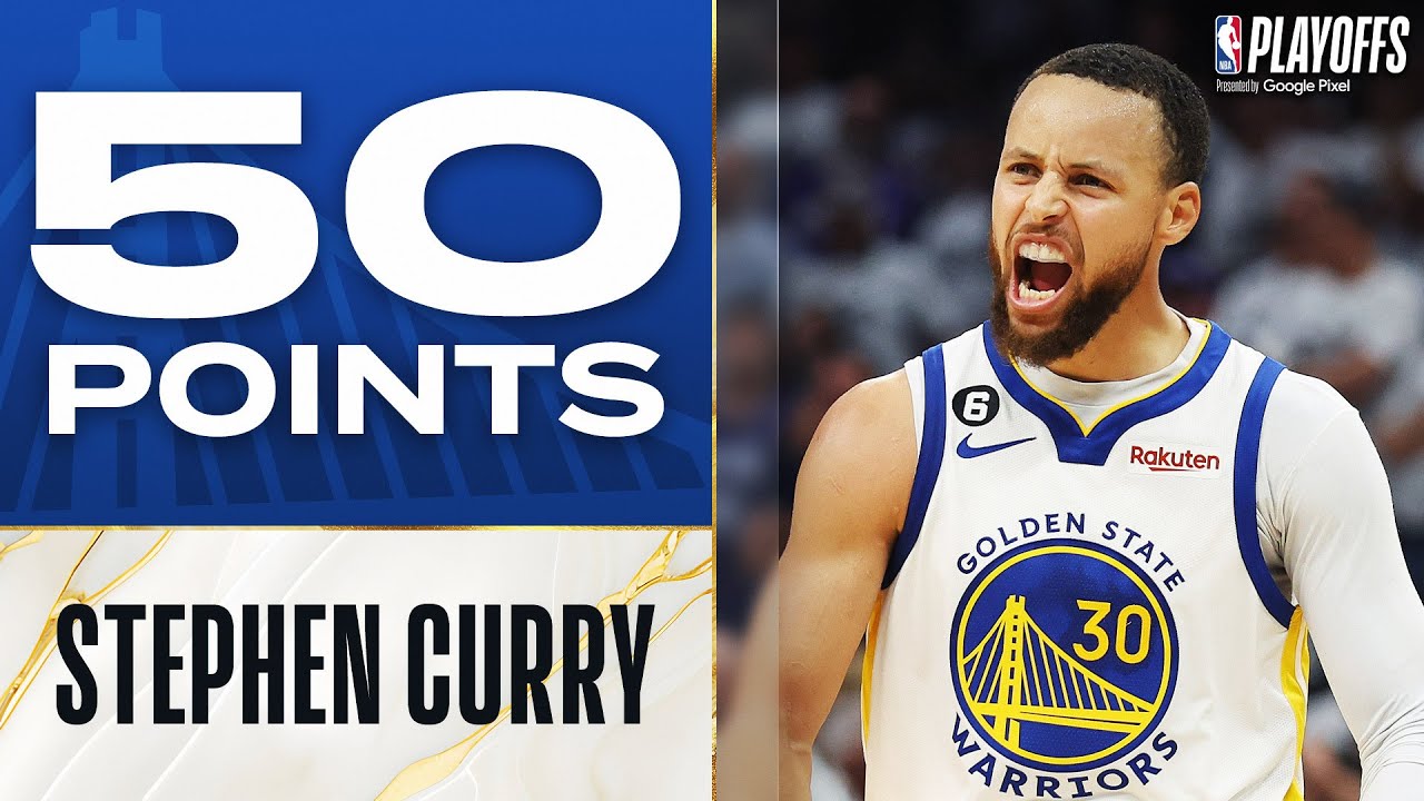 Steph Curry Drops PLAYOFF CAREER-HIGH 50 PTS In Warriors Game 7 W! #PLAYOFFMODE | April 30, 2023 background