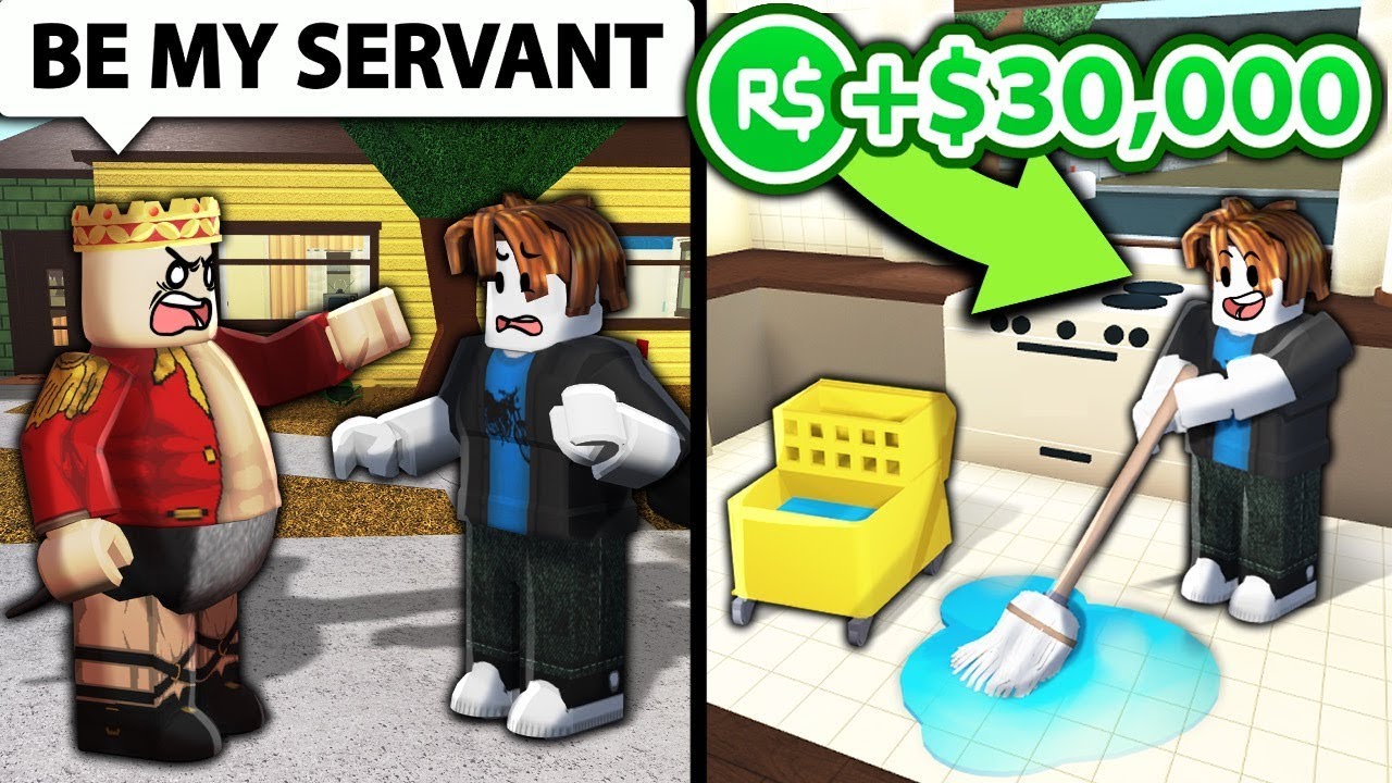 I made ROBLOX noobs RICH for being my SERVANTS!