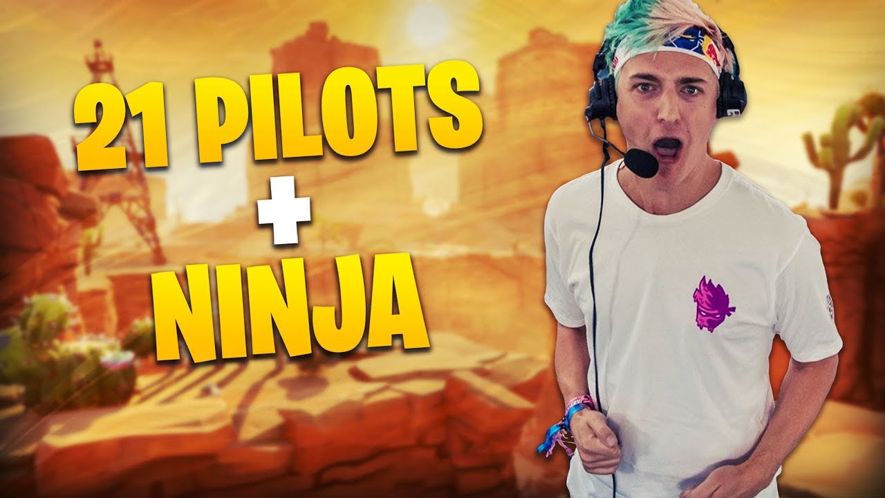 Ninja & 21 Pilots Tyler Joseph CLUTCH VICTORY ROYALE! Ft CourageJD (Lollapalooza) background