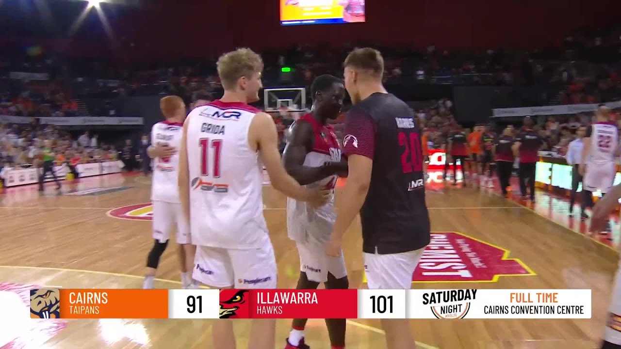 Cairns Taipans vs. Illawarra Hawks - Game Highlights background