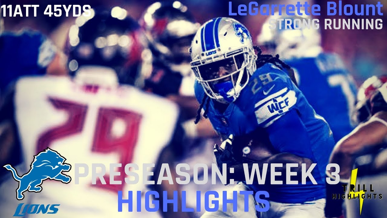 LeGarrette Blount Preseason Week 3 Highlights | 08.24.2018
