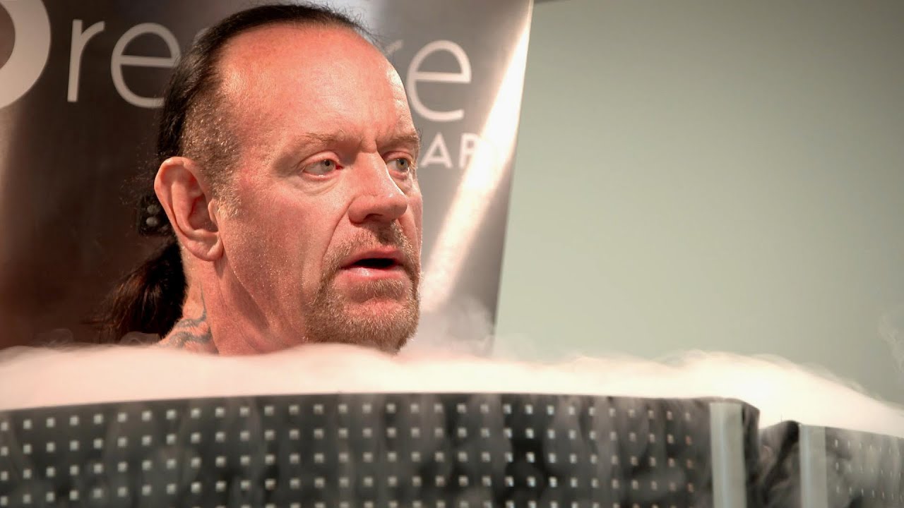 Undertaker literally chills his bones with cryotherapy: Undertaker: The Last Ride extra background