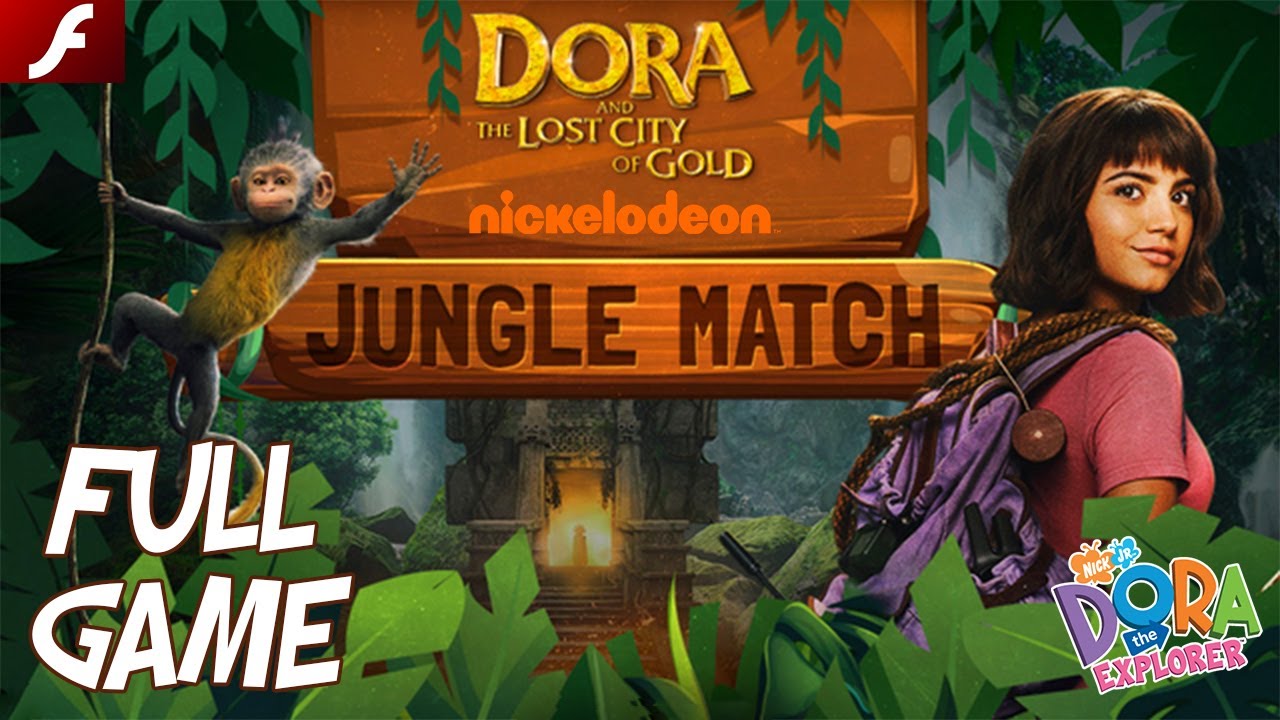 Dora and the Lost City of Gold™: Jungle Matching (Flash) - Full Game HD Walkthrough - No Commentary