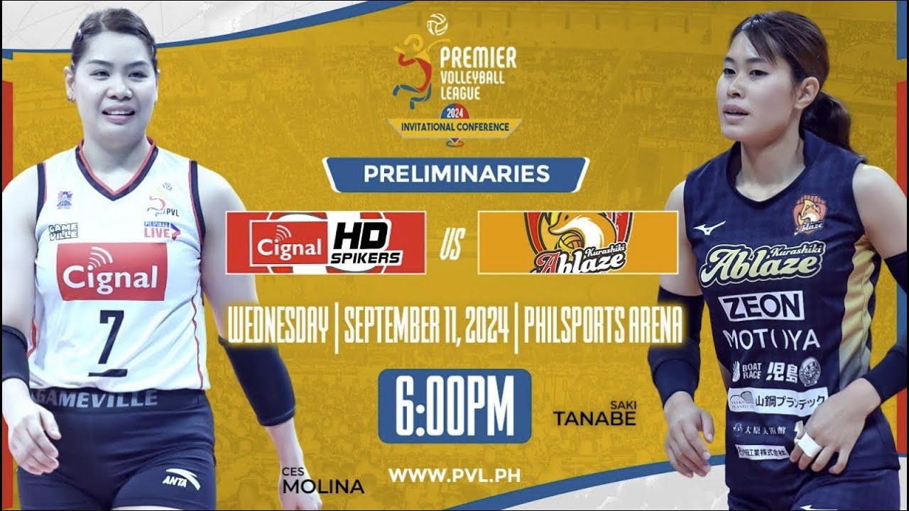 CIGNAL vs. KURASHIKI - Full Match | Preliminaries | 2024 PVL Invitational Conference background