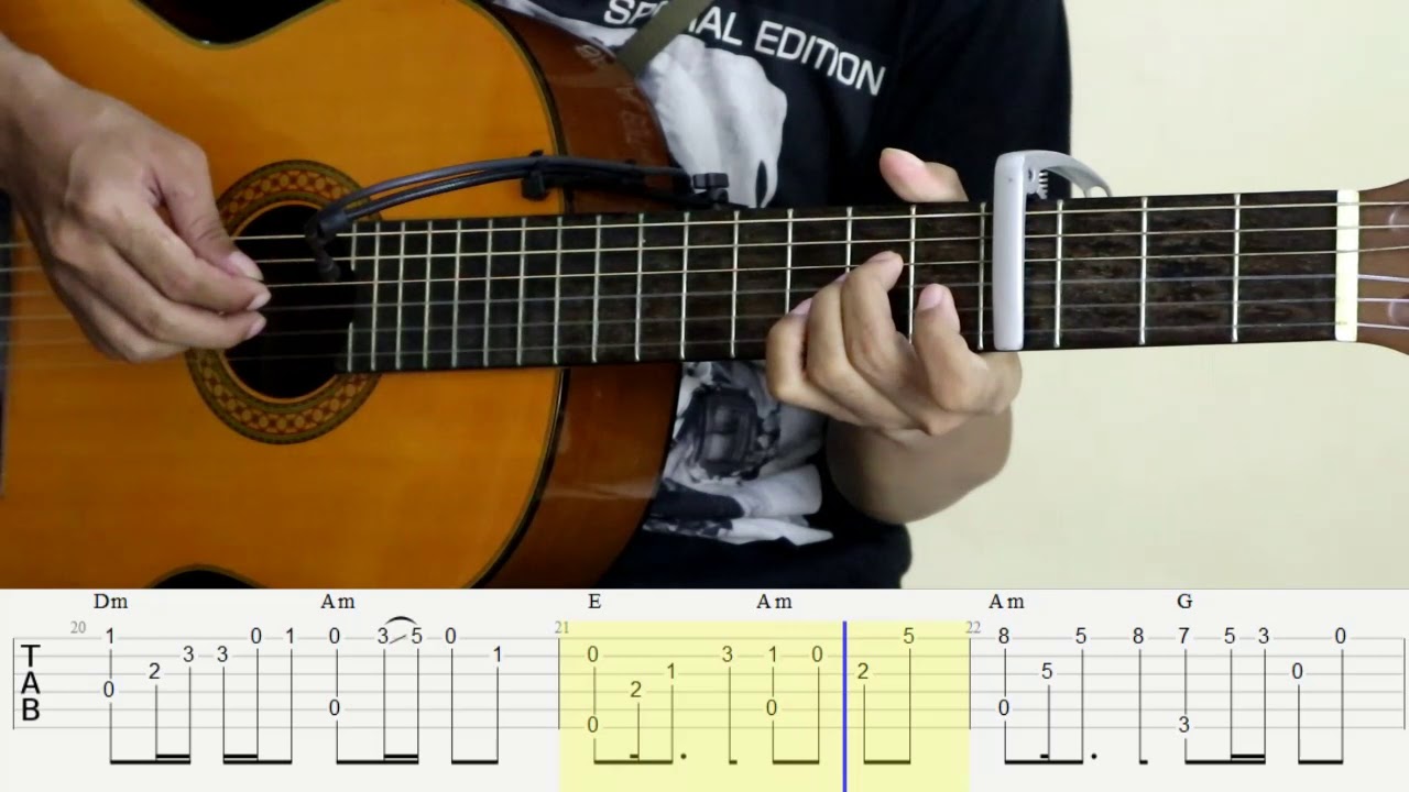On My Way (OST PUBG) - Alan Walker - Fingerstyle Guitar Cover - Tutorial TAB.