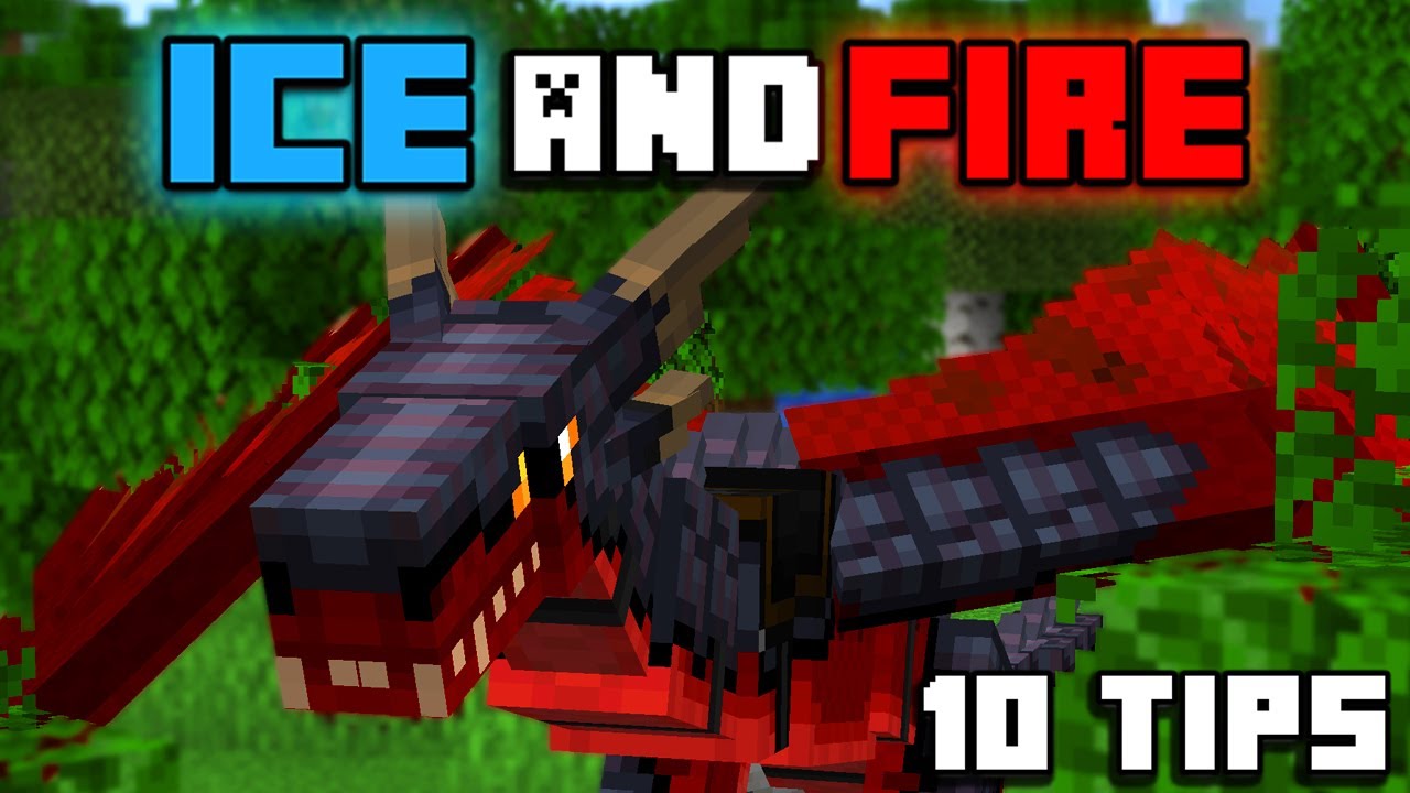 Minecraft Ice and Fire Tips For BEGINNERS background