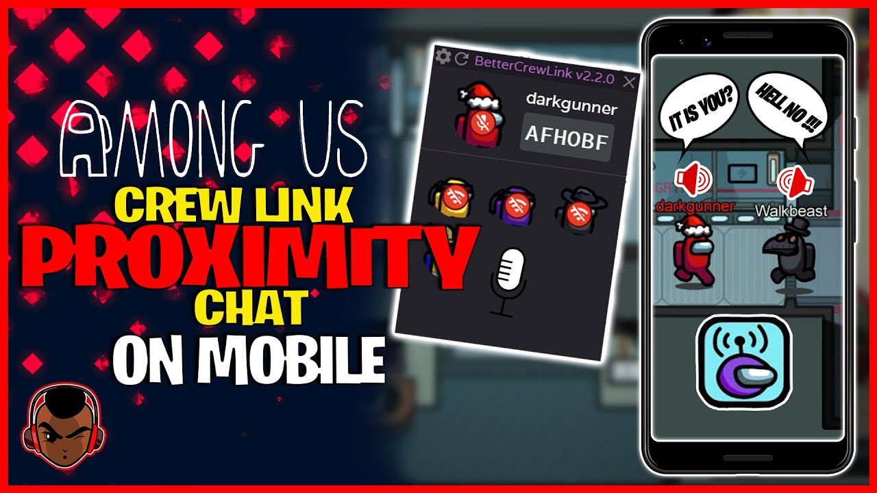 Among Us Proximity Chat Tutorial (Mobile) - How to Play Among Us with Proximity Chat On Mobile Guide background