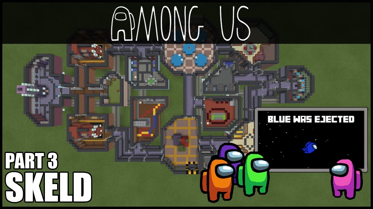 How To Build The Skeld From Among Us in Minecraft - Part 3