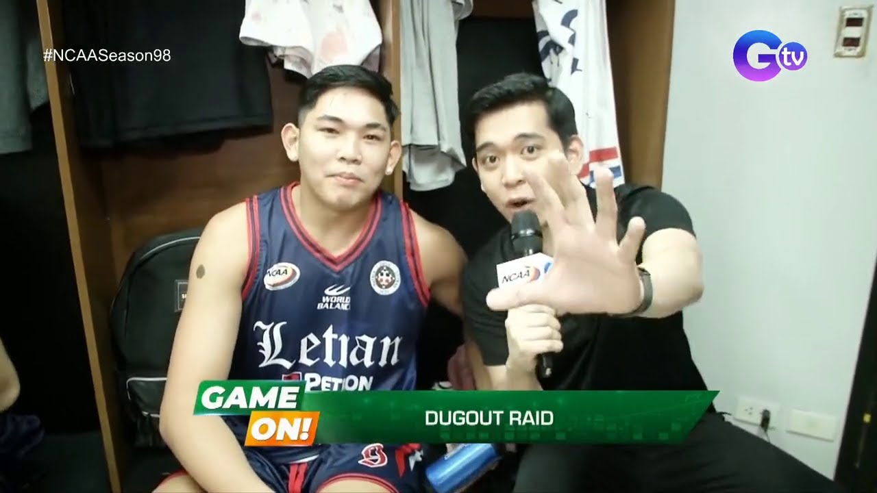 NCAA Season 98 | Dugout raid with the Letran Knights | Game On: Nov. 18, 2022 background