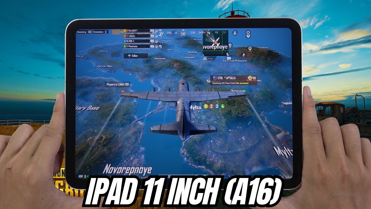 iPad A16 test game PUBG Mobile | Apple A16