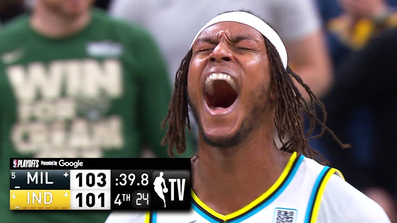 MUST-SEE OT ENDING! Pacers vs Bucks Game 5 👀 | April 29, 2025 background