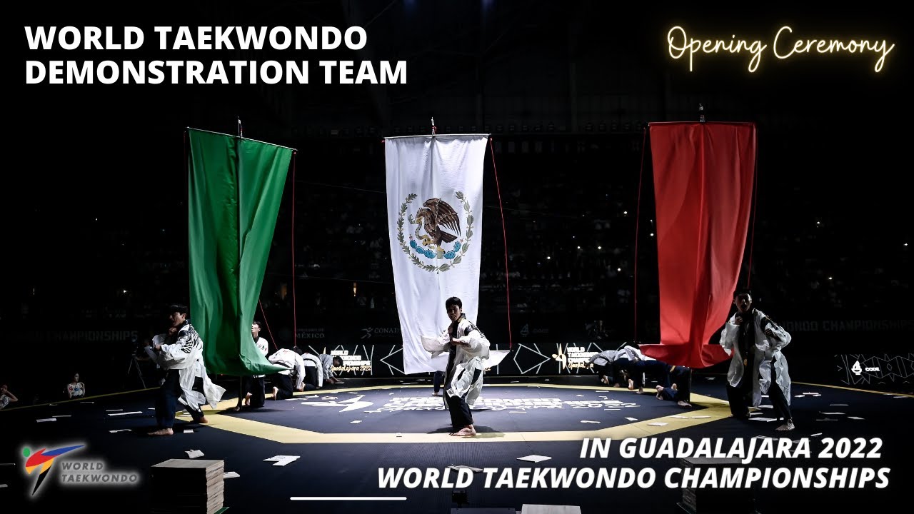 Highlights of 2022 | World Taekwondo Demonstration Team during Guadalajara 2022 WTC Opening Ceremony backdrop