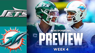 Jets vs Dolphins Monday Night Football Preview: Predictions and Best Bets | NFL Week 4 background