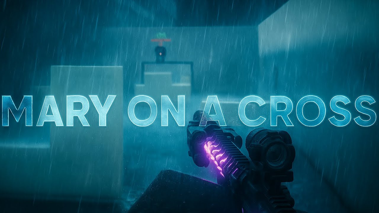 Tournament Grounds Montage | Mary On A Cross background