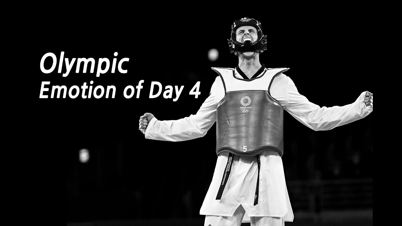 Olympic Emotion of Day 4 background