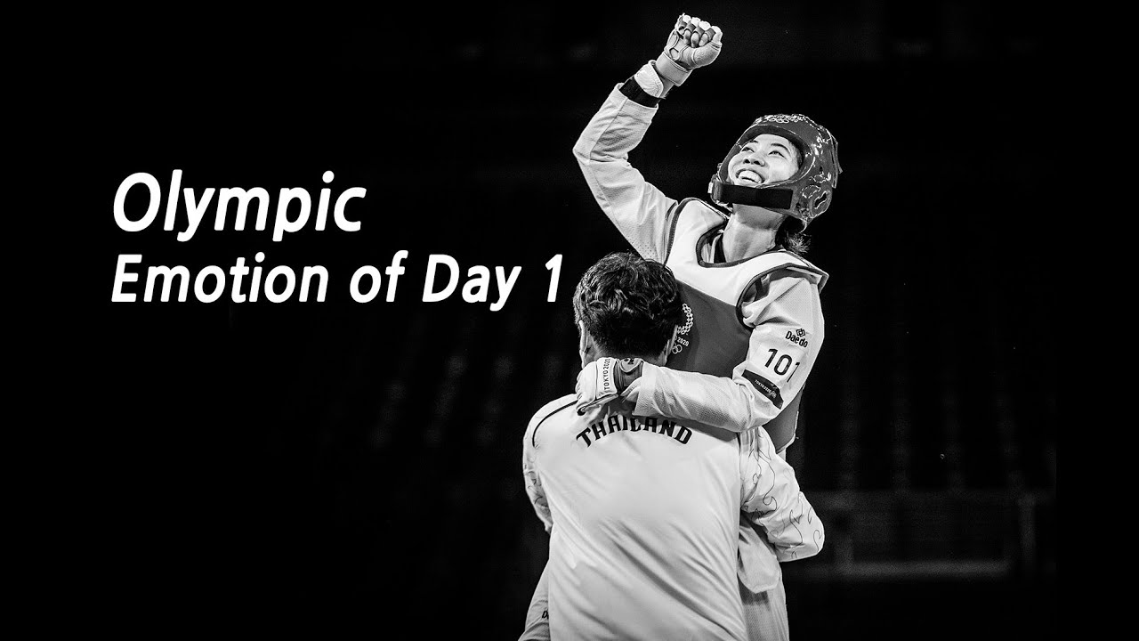 Olympic Emotion of Day 1 background