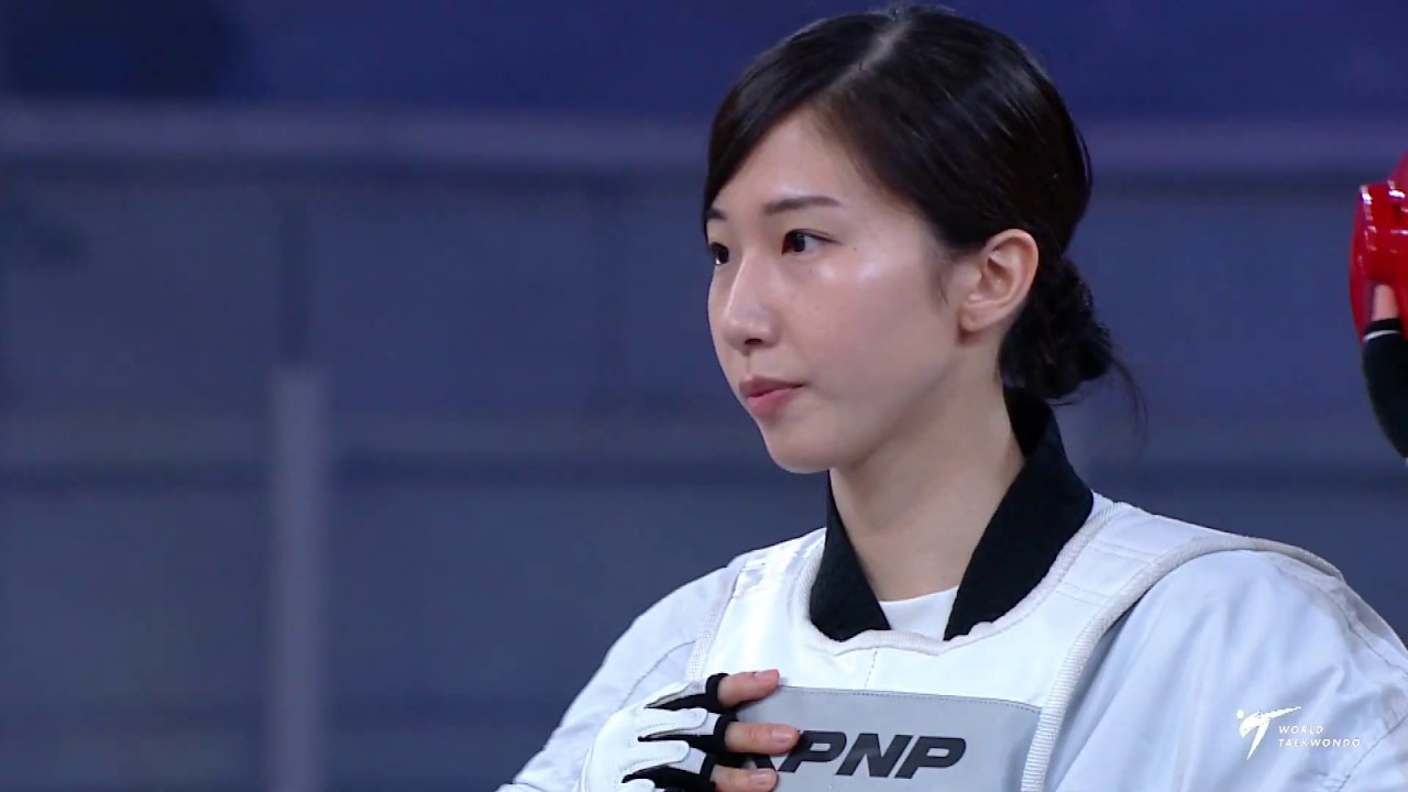 2019 Roma WT GP SF W 49kg RYADNINSKAYA Elizaveta RUS YAMADA Miyu JPN background