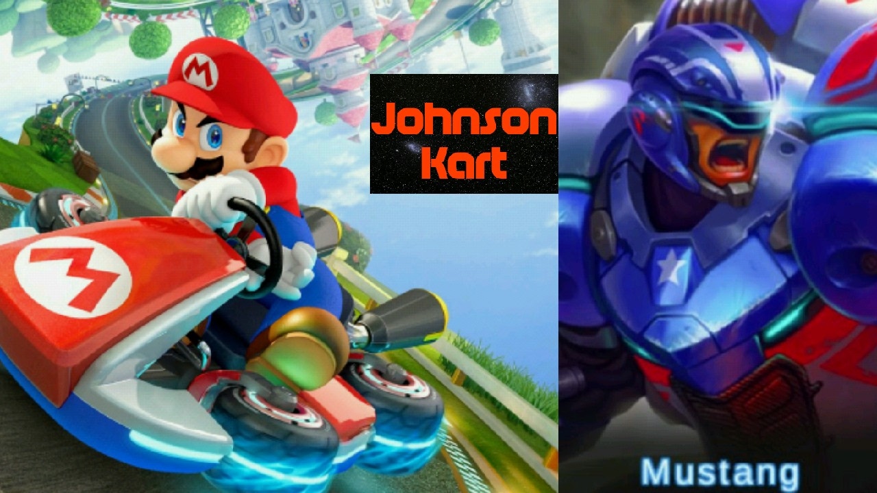 MARIO KART IN MOBILE LEGENDS?! Johnson Kart: Double Crash background