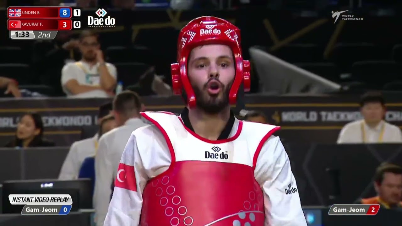 325 M-68kg QF SINDEN Bradly GBR 🔵 vs 🔴 KAVURAT Ferhat can TUR I Guadalajara 2022 WT Championships background