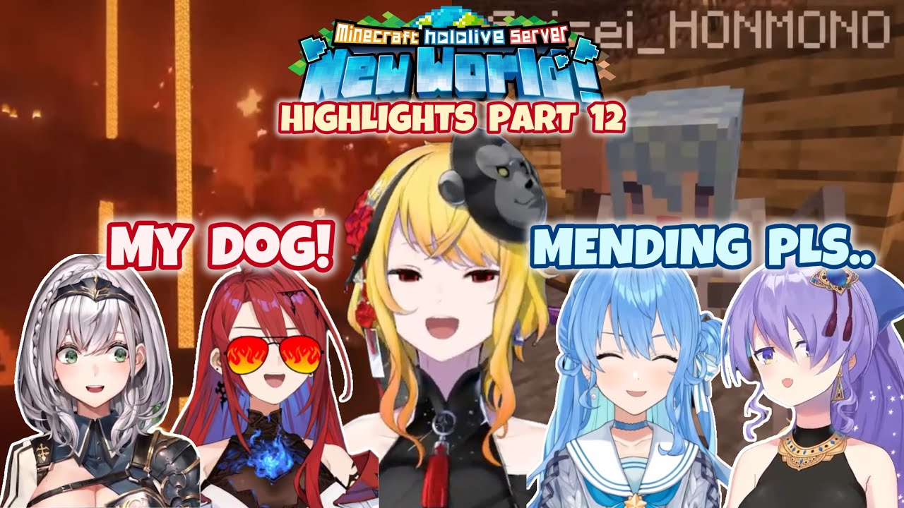 That Day Kaela Became The Strongest NPC in HoloServer + Suisei Quest【 Minecraft HIGHLIGHTS Part 12 】 background
